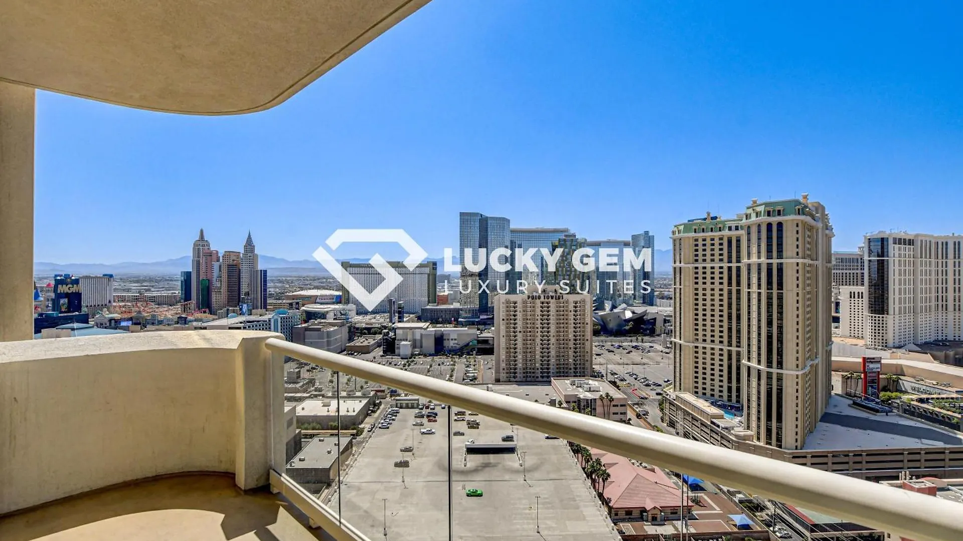 Hotel Lucky Gem Penthouse & Luxury Suites At Signature Resort, Balcony Strip View 2605 Las Vegas