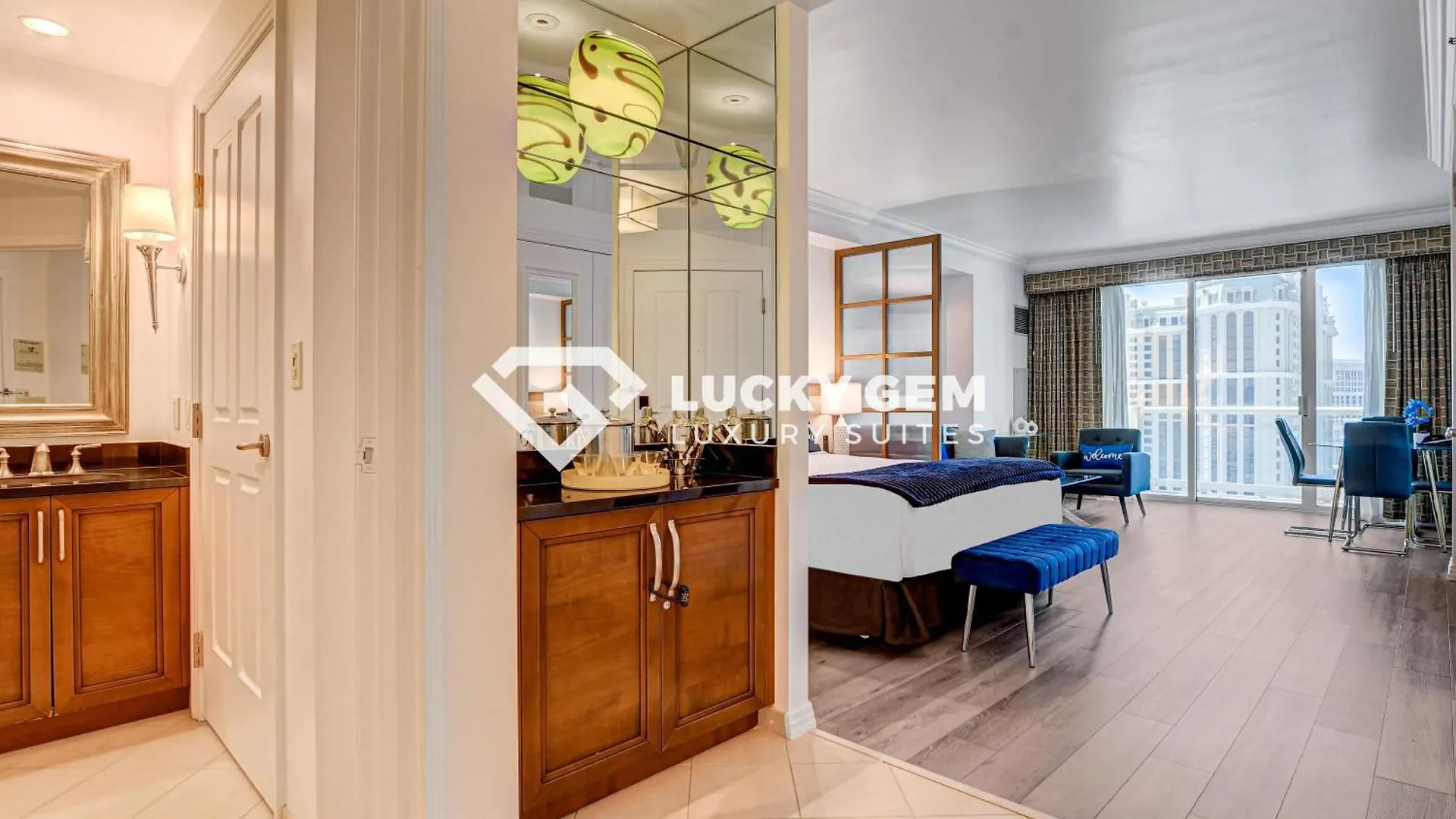 Lucky Gem Penthouse & Luxury Suites At Signature Resort, Balcony Strip View 2605 Las Vegas Verenigde Staten